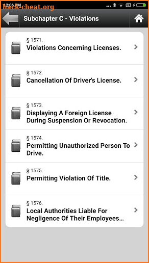 PA VEHICLES Title 75,  2019 screenshot