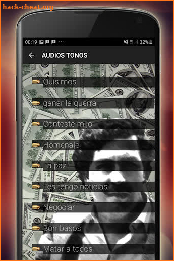 Pablo Escobar tonos frases y mas screenshot