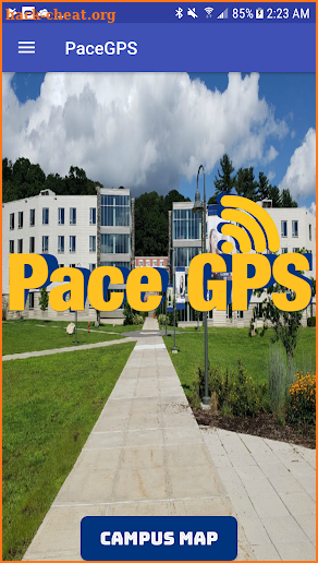 Pace GPS screenshot