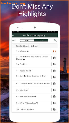 Pacific Coast Highway Route 1 screenshot