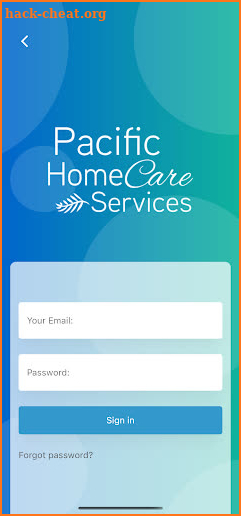 Pacific Homecare App screenshot