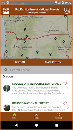 Pacific NW National Forest screenshot