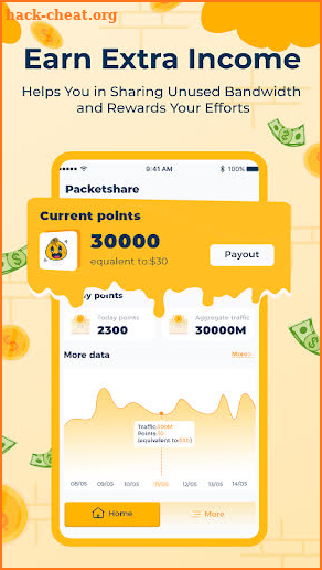 Packetshare - Passive Income screenshot