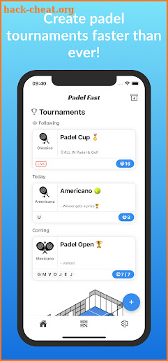 Padel Fast: Padel Americano screenshot