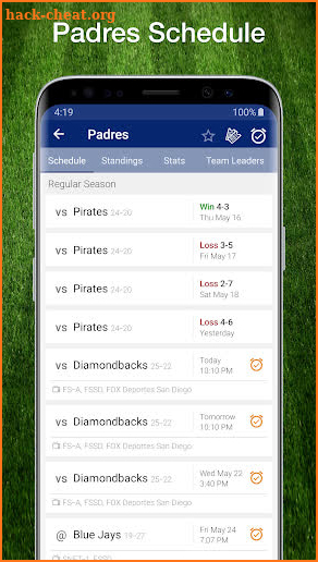 Padres Baseball: Live Scores, Stats, Plays & Games screenshot