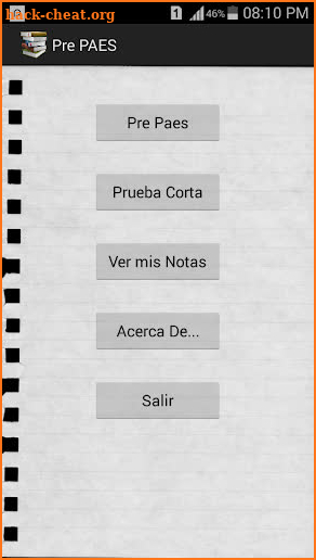 PAES El Salvador screenshot