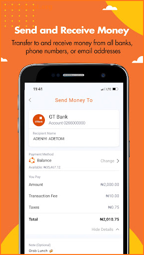 Paga – Send, Pay, and Bank screenshot