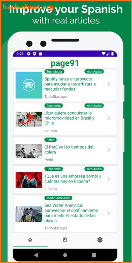 page91 - Learn Spanish with the news screenshot