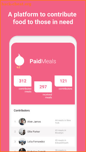 PaidMeals screenshot