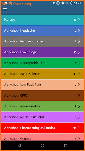 Pain in Europe XI - EFIC Congress 2019 screenshot