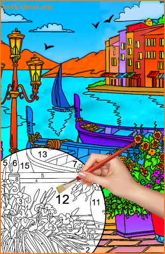 Paint By Number - Free Coloring Book & Poly Art screenshot