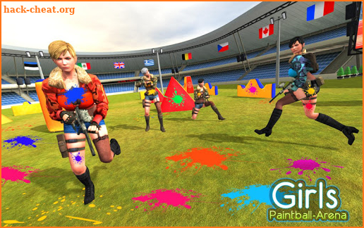 Paintball Girls Arena Shooting 3D screenshot