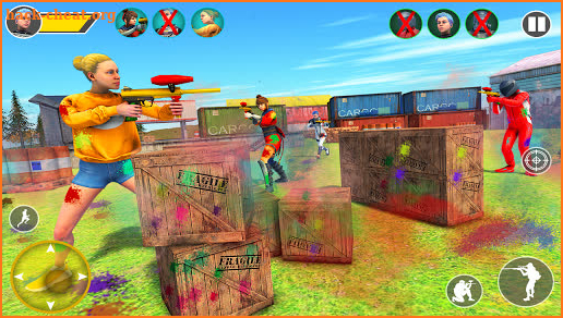 Paintball Shooting Arena 3D - New Paintball Games screenshot