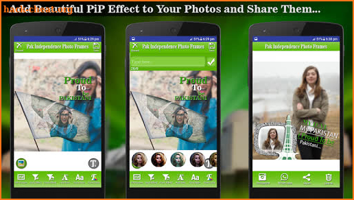 Pak Independence Photo Frames screenshot