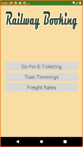 Pakistan Railway Ticket Booking screenshot