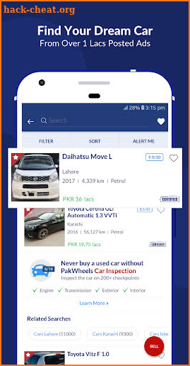 PakWheels: Buy & Sell Cars, Bikes and Auto Parts screenshot