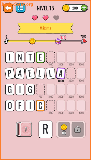 Palabras Fuera: Juego de Solitario de Palabras screenshot