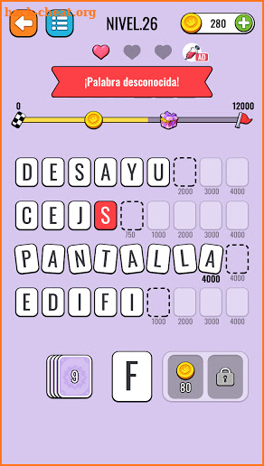 Palabras Fuera: Juego de Solitario de Palabras screenshot