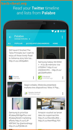 Palabre for Twitter screenshot