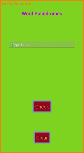 Palindrome Checker screenshot