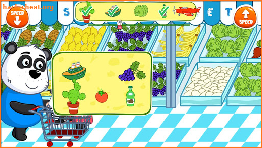 Panda and Kids Supermarket screenshot