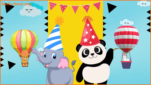 Panda Friends Fly kids Puzzle screenshot