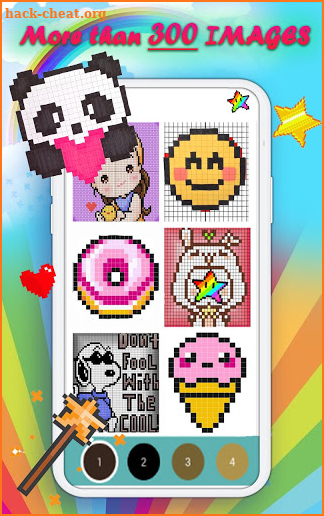 Panda Pix art color by number -Colorbox Draw pixel screenshot