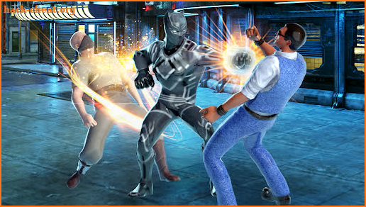 Panther superhero city battle screenshot