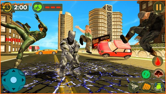 Panther Superhero Rescue Mission Crime City Battle screenshot