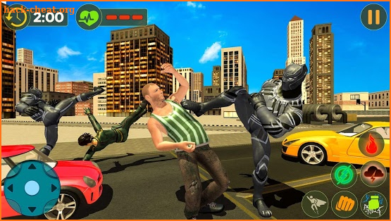 Panther Superhero Rescue Mission Crime City Battle screenshot