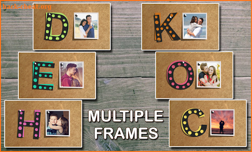 Paper Text Photo Frames screenshot