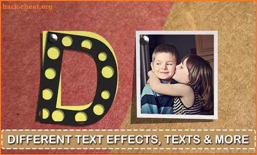 Paper Text Photo Frames screenshot