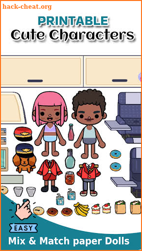 Paper Toca Dolls of Boca Craft screenshot