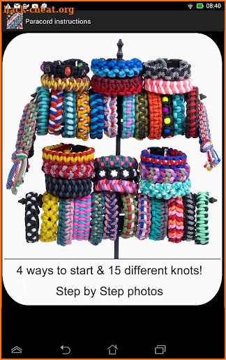 Paracord Instructions screenshot