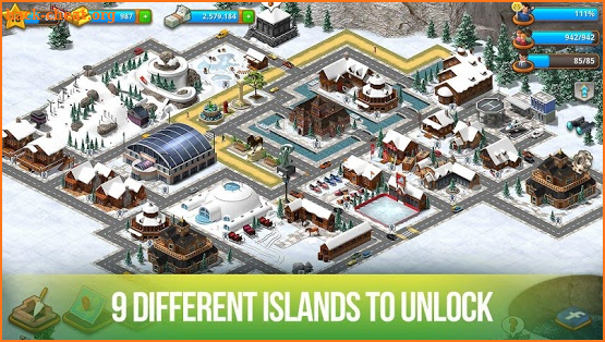 Paradise City Island Sim Bay: City Building Games screenshot