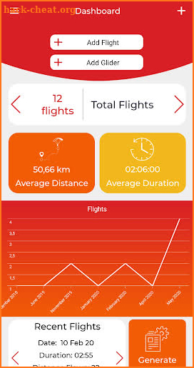 Paragliding Logbook screenshot