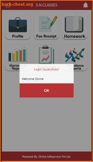 Parent’s App | S.N.Classes screenshot