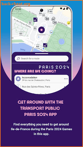 Paris 2024 Public Transport screenshot