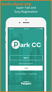 Park CC Mobile Payment Parking screenshot