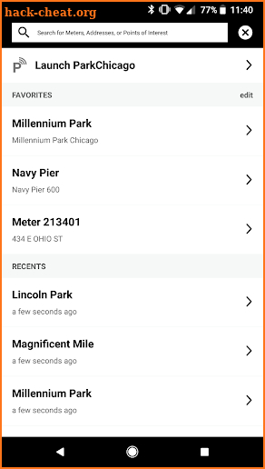 ParkChicagoMap screenshot