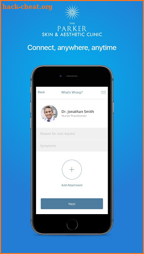 Parker Clinic Virtual Visit screenshot