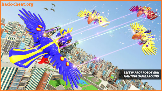 Parrot Robot Transforme: Robot Bike Games screenshot