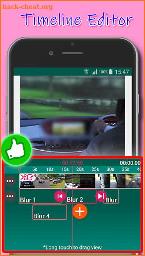 Partial Blur Video Editor for Free screenshot