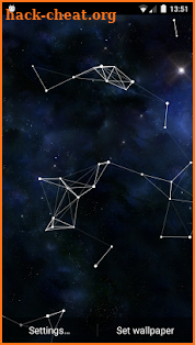 Particle Constellations Live Wallpaper screenshot