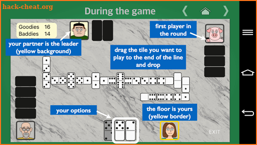 Partnership Dominoes screenshot