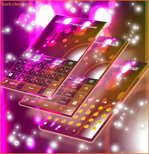 Party Glow Theme for Keyboard screenshot