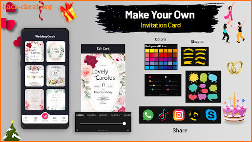 Party Invitation Cards Maker screenshot