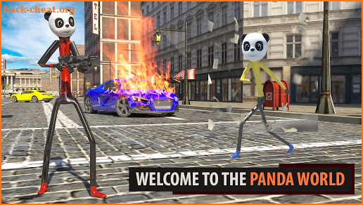 Party Panda hero – Stickman Rope Hero Legacy screenshot