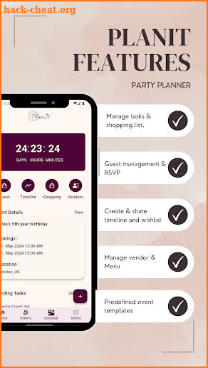 Party Planner screenshot