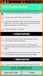 Party Planning Checklist (PRO) screenshot